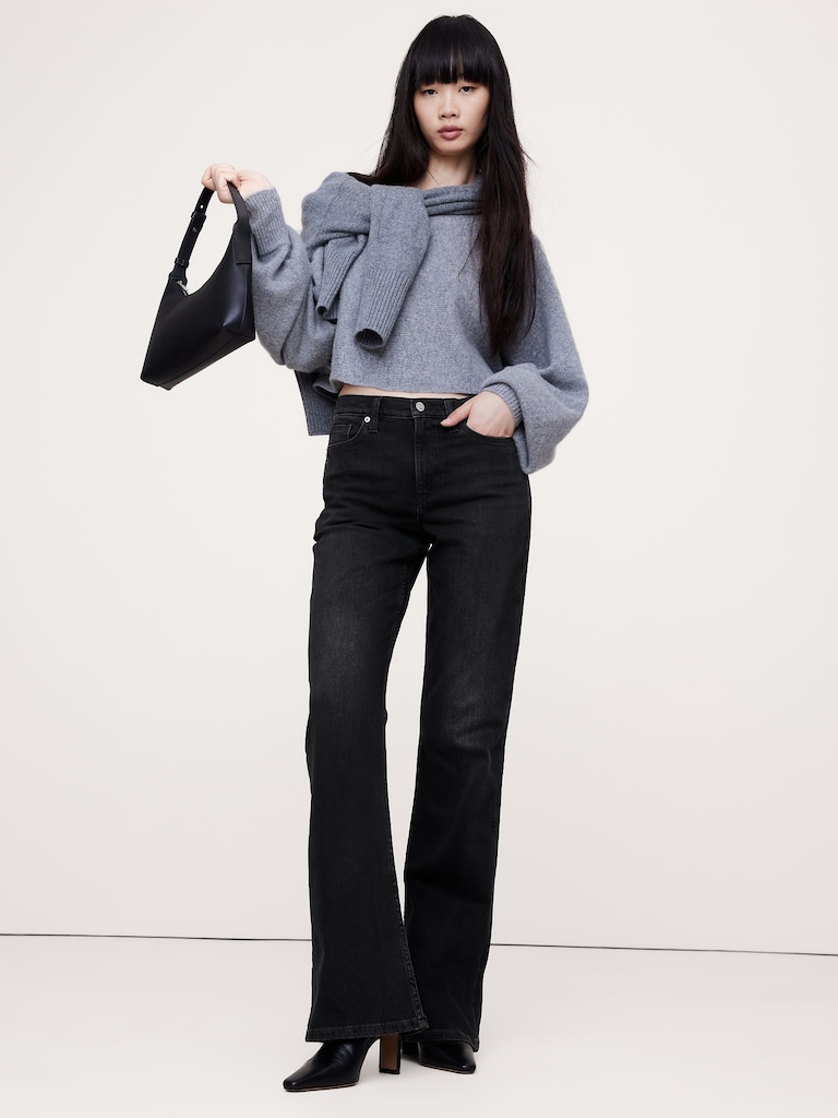 High-Rise Relaxed Flare Jean