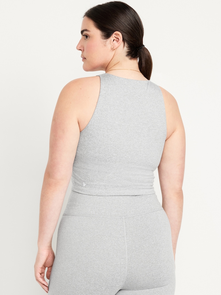 CloudComfy High-Neck Longline Sports Bra