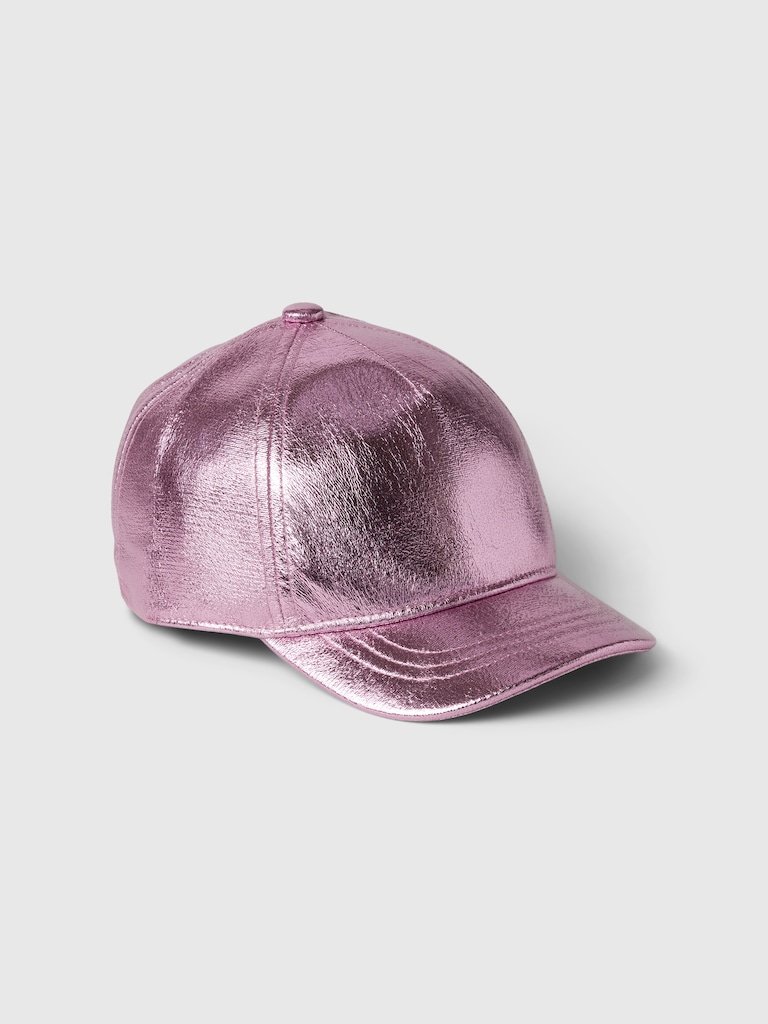 Toddler Metallic Baseball Hat