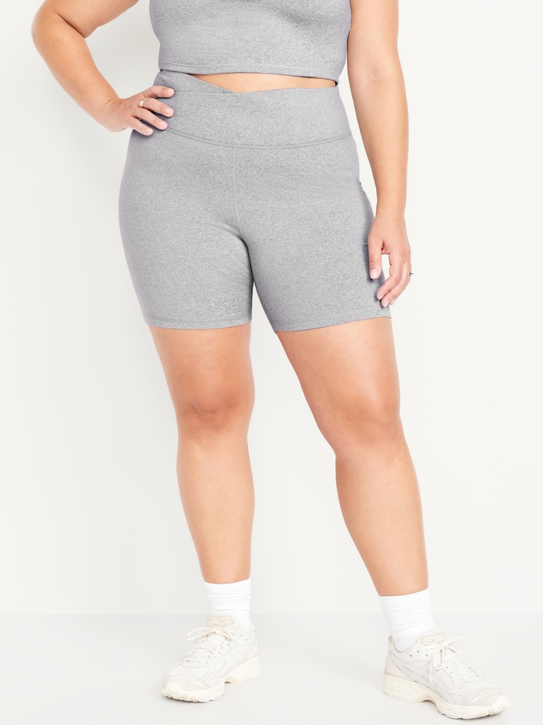Extra High-Waisted CloudComfy Biker Shorts -- 6-inch inseam