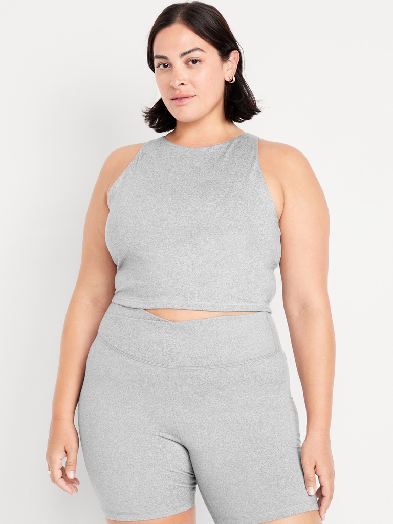 CloudComfy High-Neck Longline Sports Bra