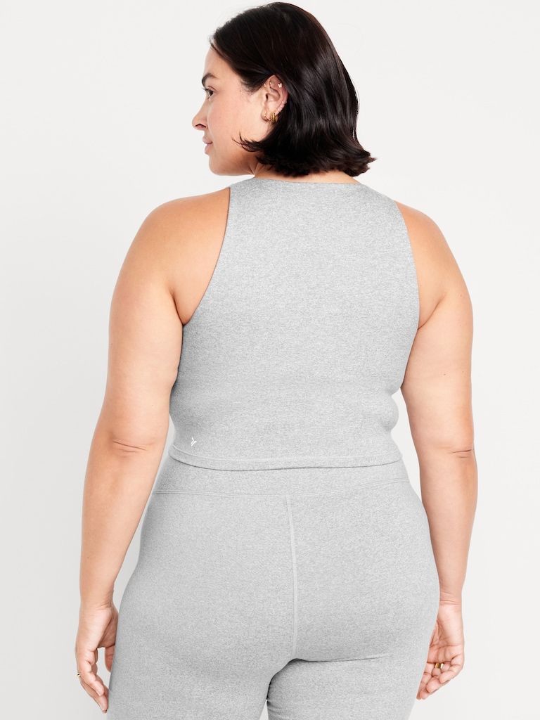 CloudComfy High-Neck Longline Sports Bra