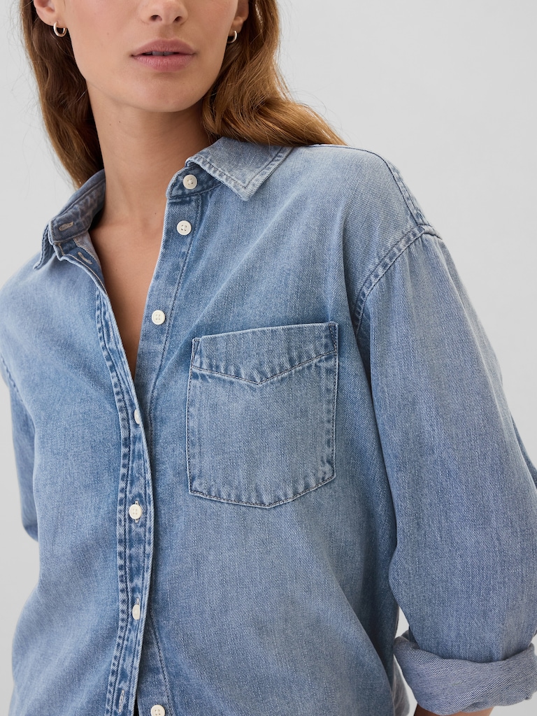 Denim Big Shirt