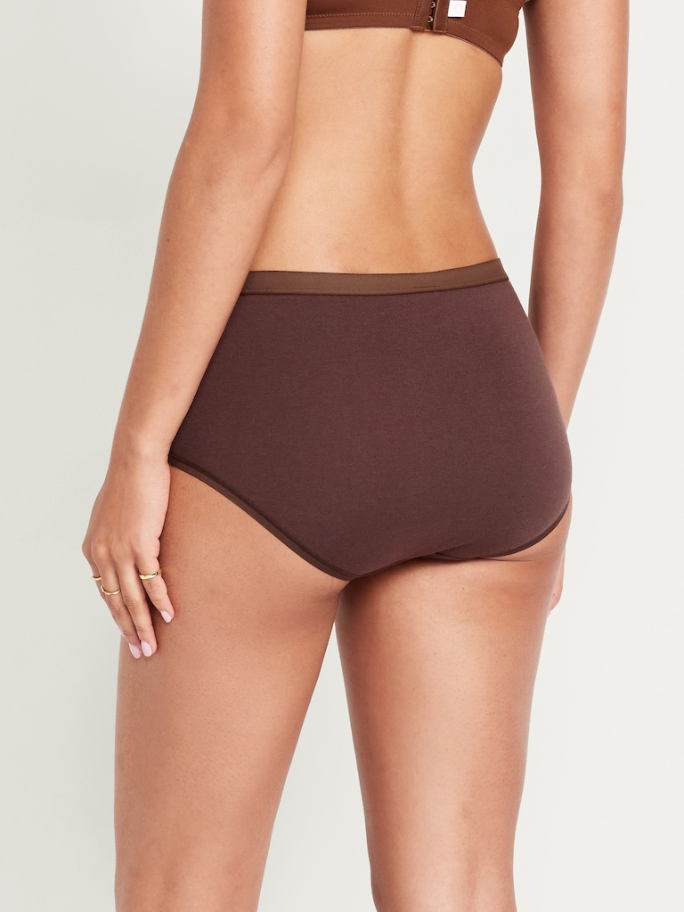High-Waisted Everyday Brief Cotton Underwear