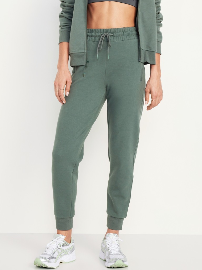 High-Waisted Dynamic Fleece Jogger Sweatpants