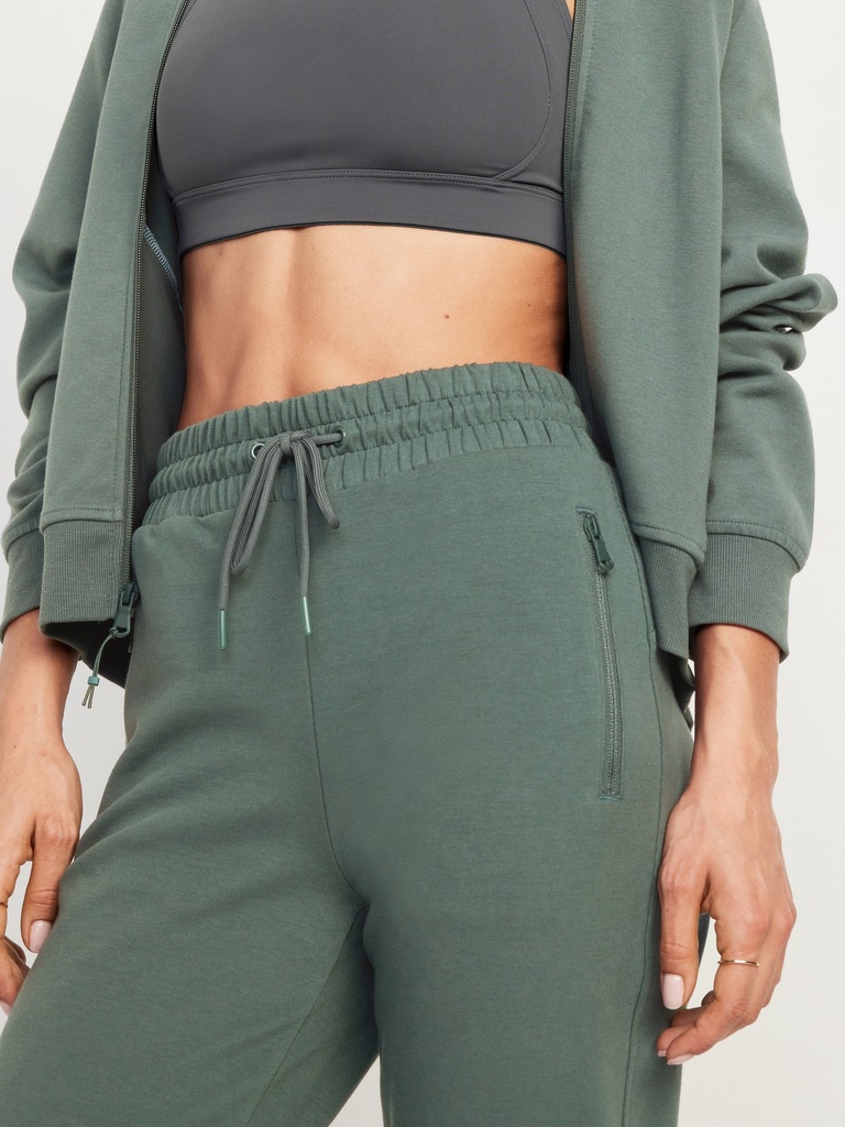 High-Waisted Dynamic Fleece Jogger Sweatpants