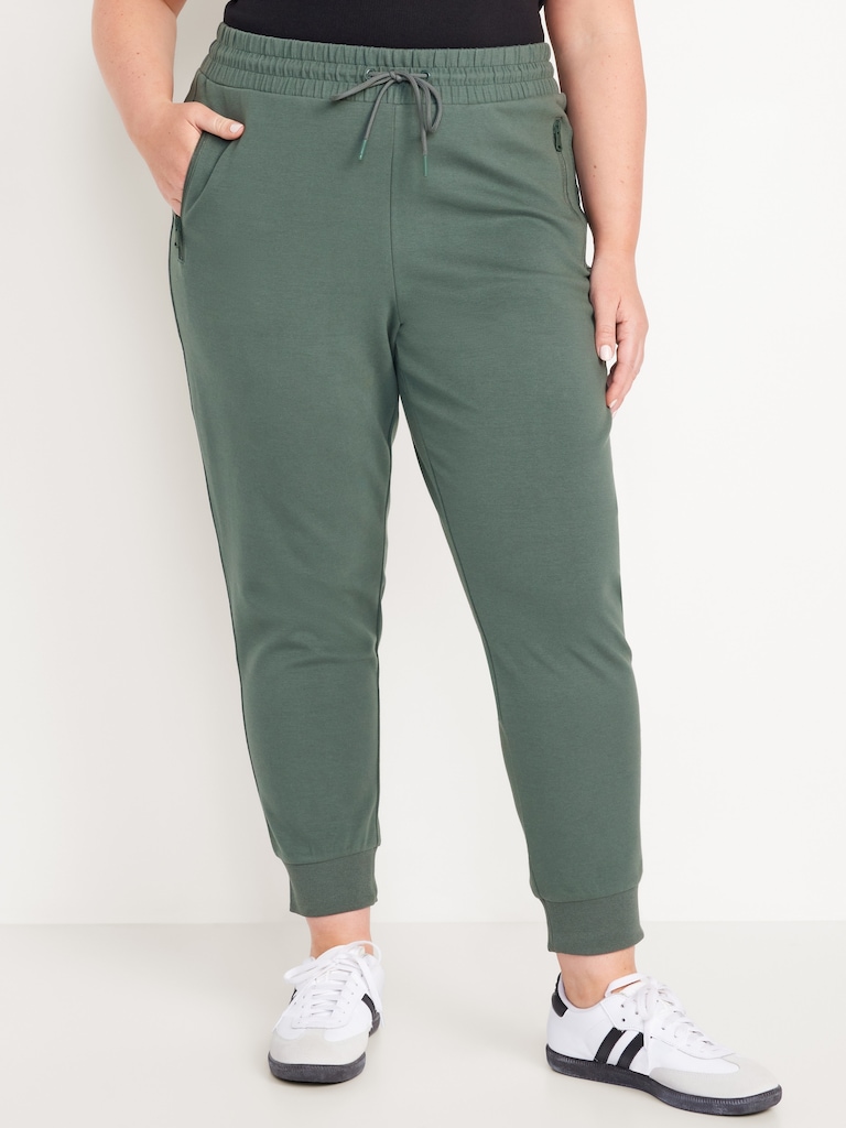 High-Waisted Dynamic Fleece Jogger Sweatpants