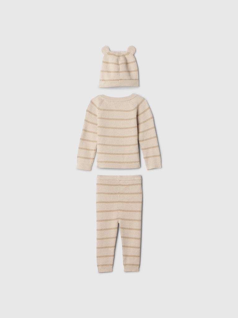 Baby Wrap Sweater Outfit Set