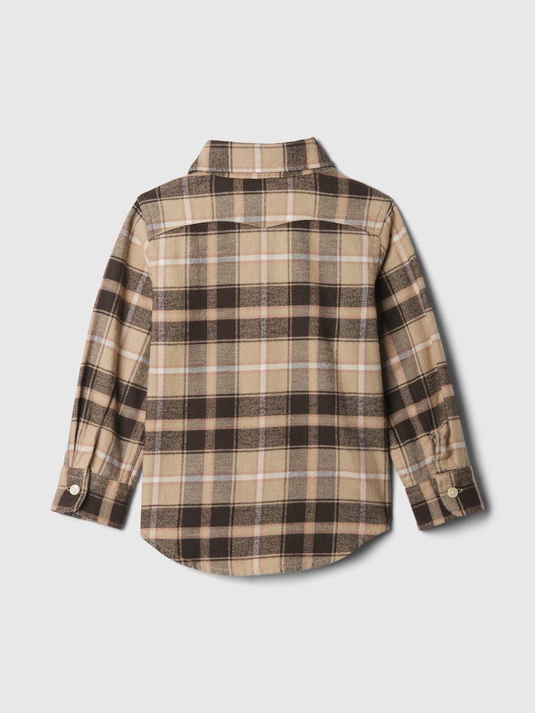 Baby & Toddler Organic Cotton Flannel Shirt