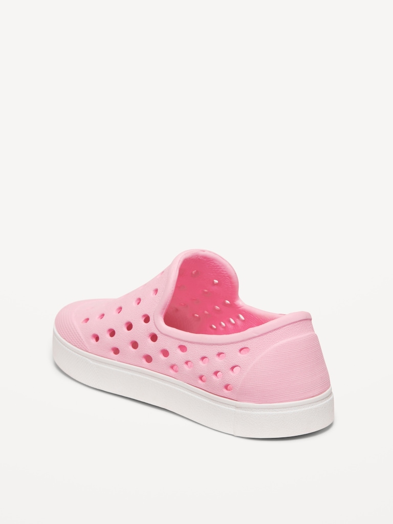 Perforated Slip-On Shoes for Toddler Girls (Partially Plant-Based)