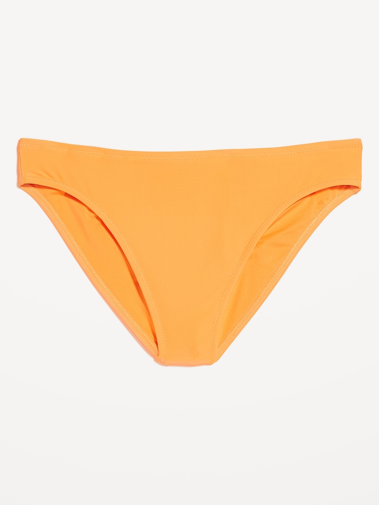 Mid-Rise Bikini Swim Bottoms