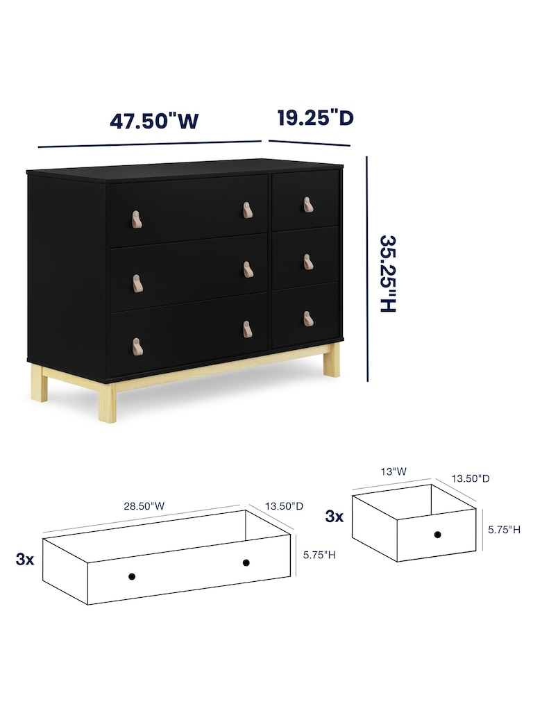 babyGap Legacy Pulls 6 Drawer Dresser