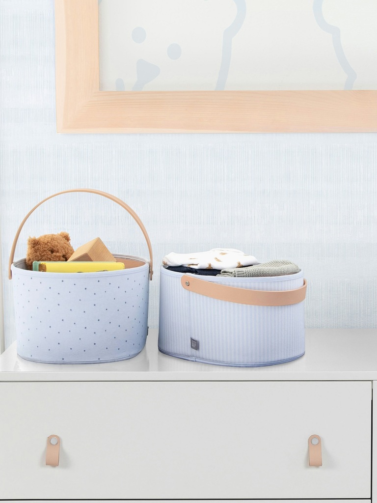 babyGap 3 Pack Nested Fabric Storage Bins with Handles