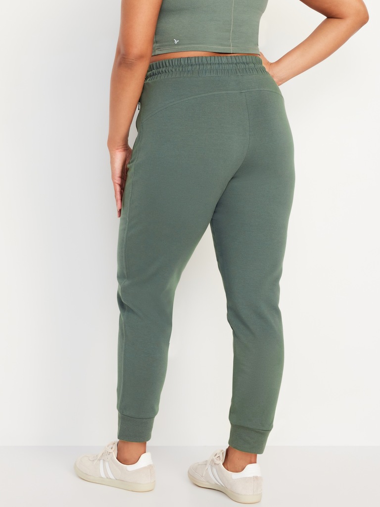 High-Waisted Dynamic Fleece Jogger Sweatpants