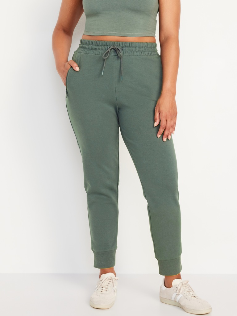 High-Waisted Dynamic Fleece Jogger Sweatpants