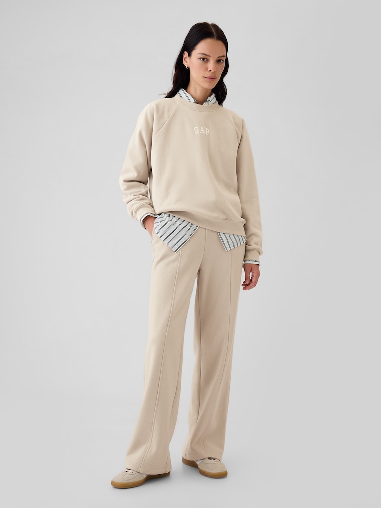 VintageSoft Seamed Straight Sweatpants