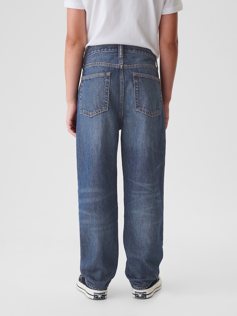 Kids Taper Baggy Jeans