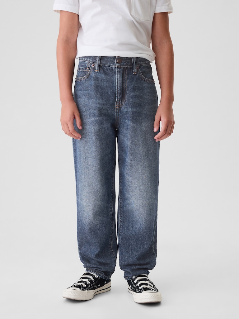 Kids Taper Baggy Jeans
