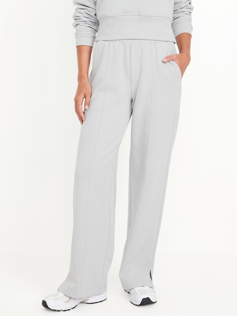 High-Waisted Dynamic Fleece Trouser Sweatpants