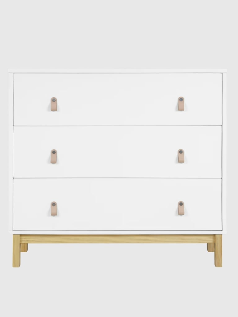 babyGap Legacy 3 Drawer Dresser with Leather Pulls and Interlocking Drawers
