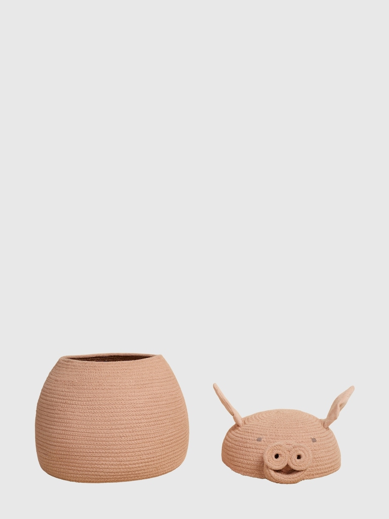 Lorena Canals Storage Basket Peggy The Pig
