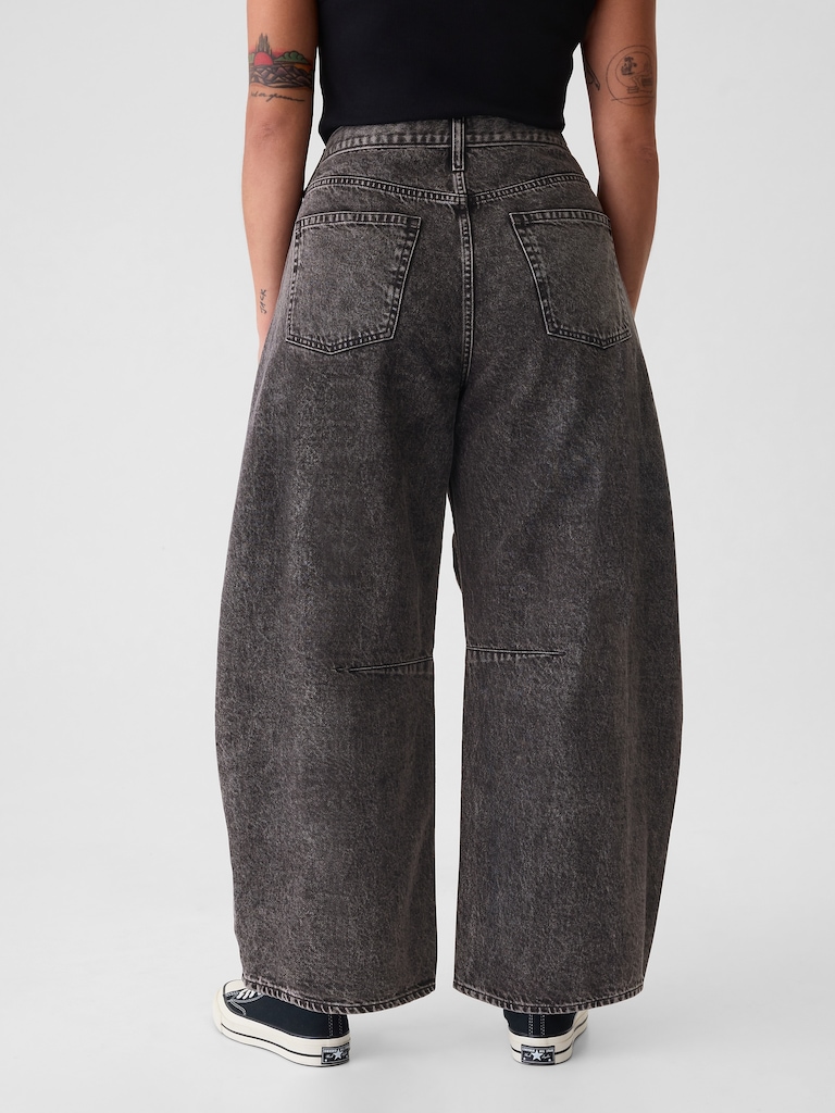 High Rise Horseshoe Jeans