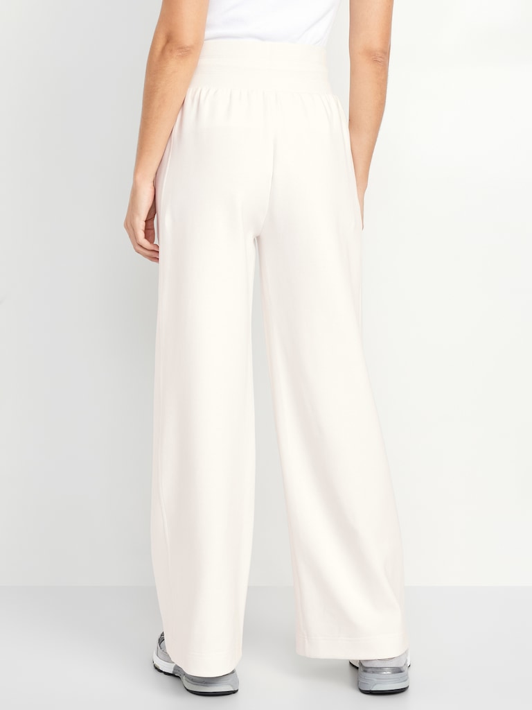 Dynamic Fleece Wide-Leg Sweatpants