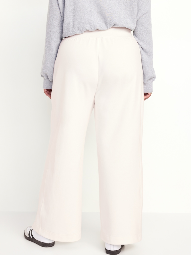 Dynamic Fleece Wide-Leg Sweatpants