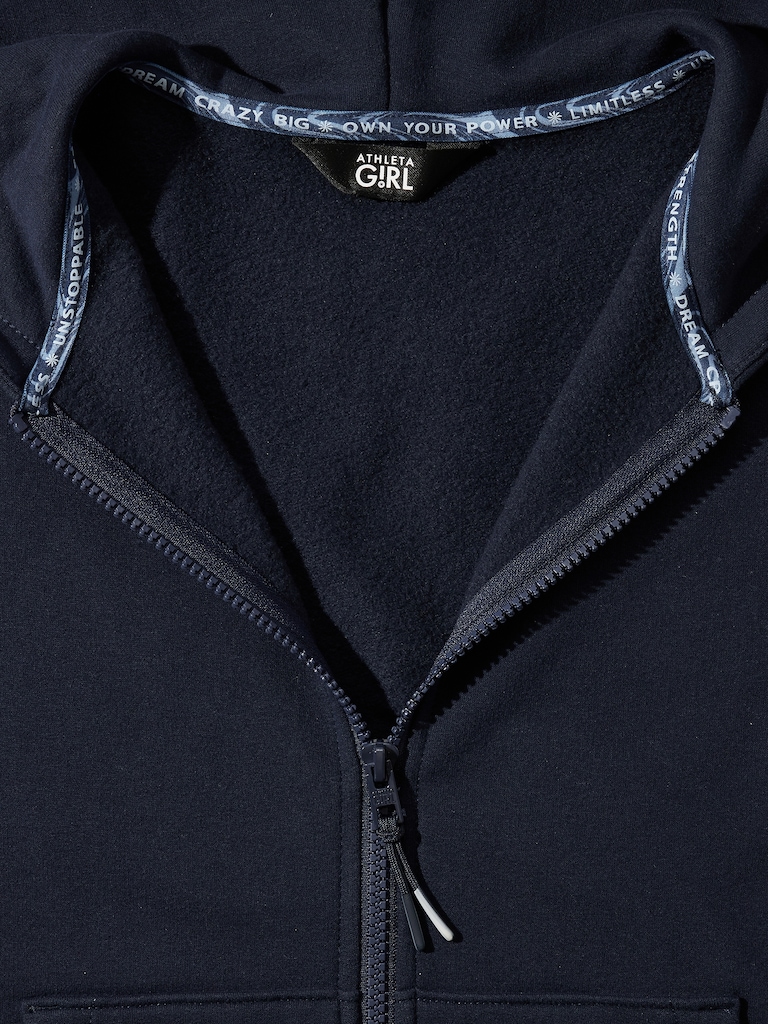 Athleta Girl All Day Full Zip Sweatshirt