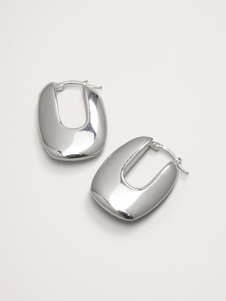 Ravena U-Profile Earrings by Aureus + Argent