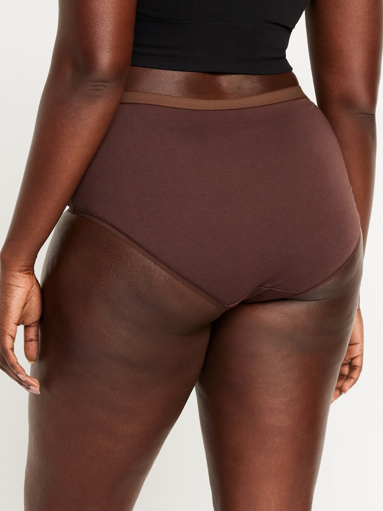 High-Waisted Everyday Brief Cotton Underwear