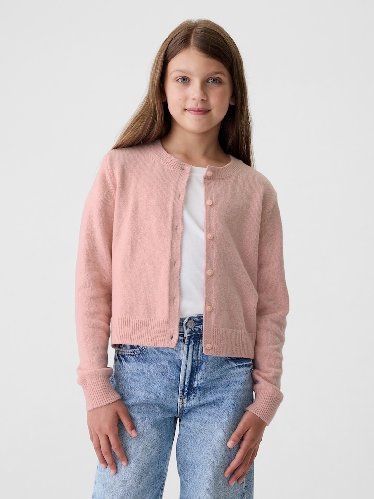 Kids CashSoft Cropped Cardigan