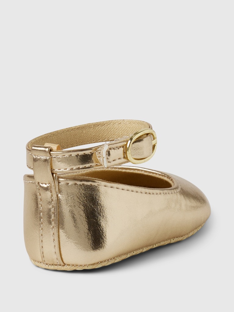 Baby Vegan-Leather Mary Jane Shoes