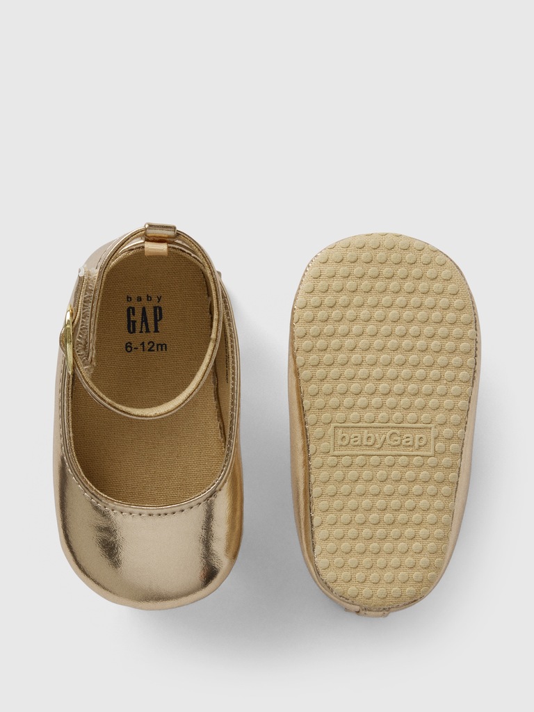 Baby Vegan-Leather Mary Jane Shoes