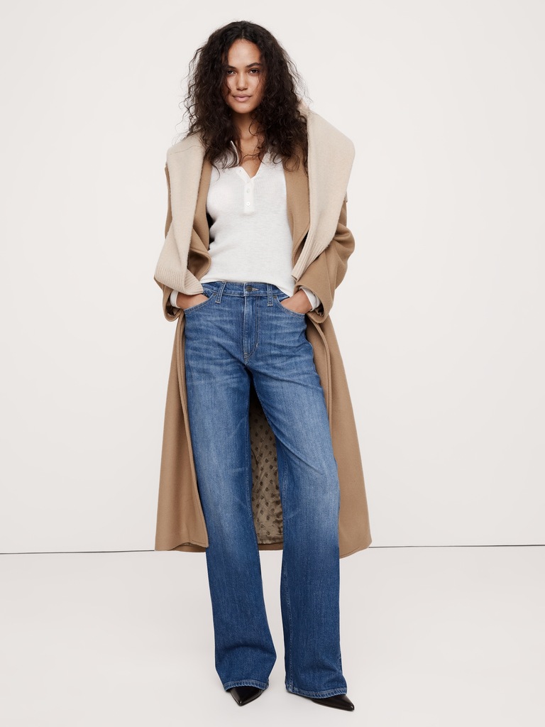 High-Rise Relaxed Flare Jean