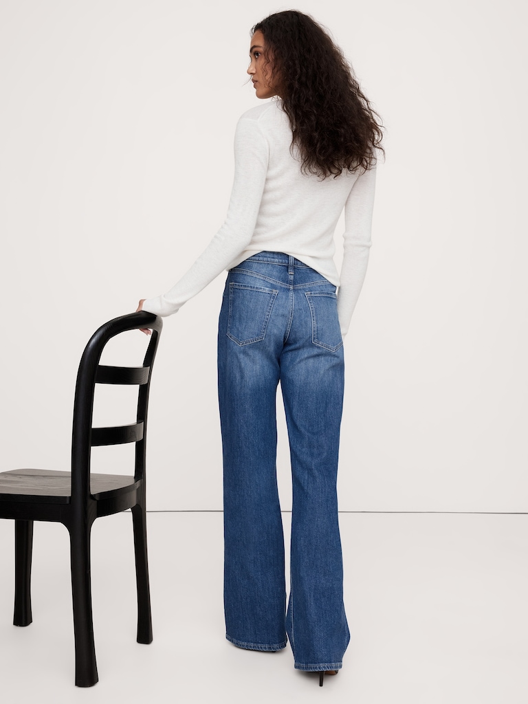 High-Rise Relaxed Flare Jean