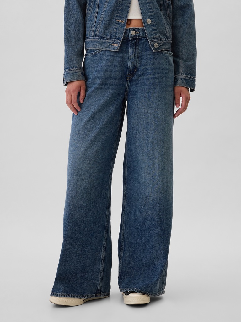 Mid Rise SuperSoft Baggy Jeans