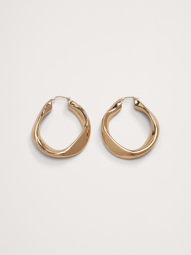 Clio Hoop Earrings by Aureus + Argent