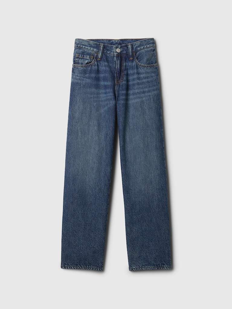 Kids Lined '90s Loose Jeans