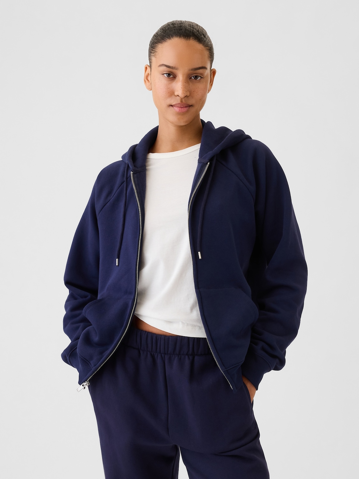VintageSoft Zip Hoodie