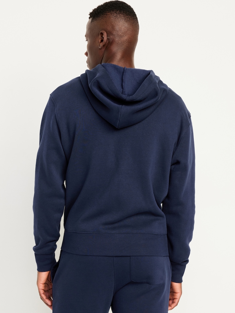 Loose Logo Zip Hoodie