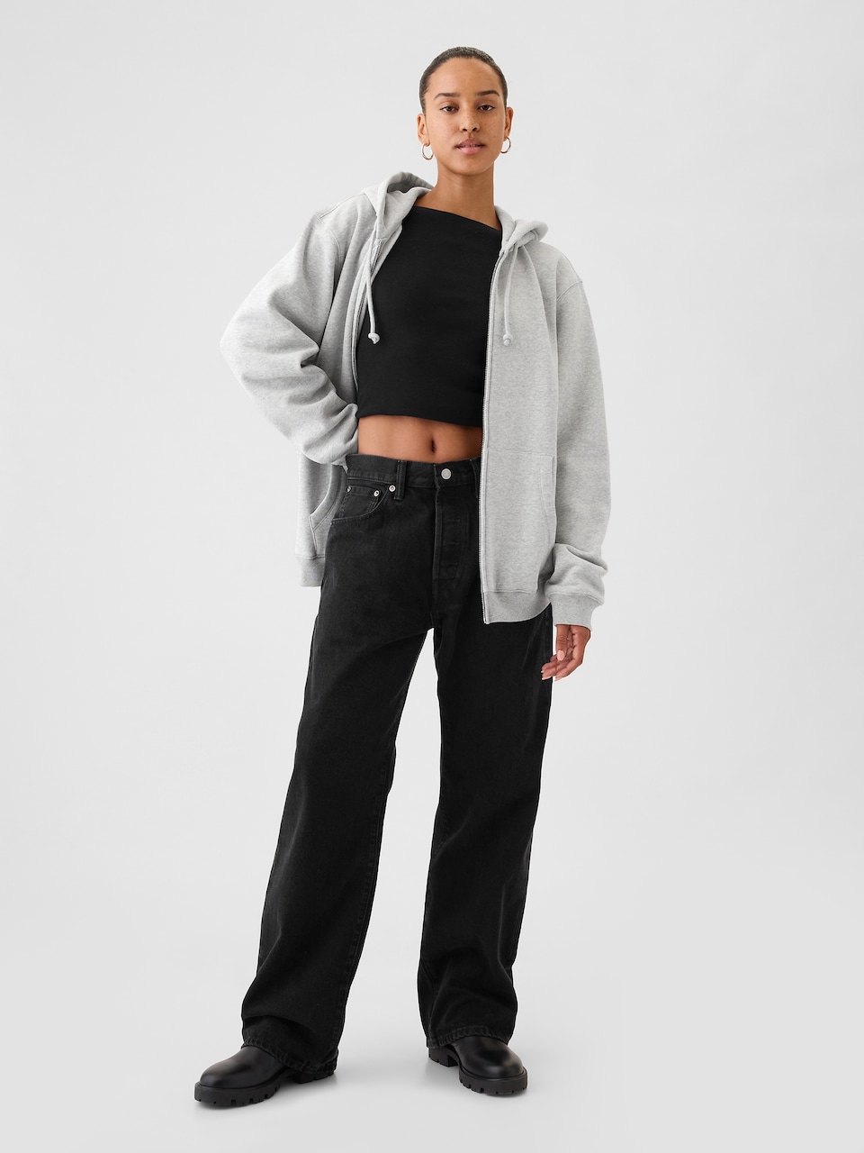 VintageSoft Zip Hoodie
