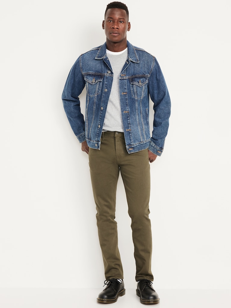 Slim Five-Pocket Pants