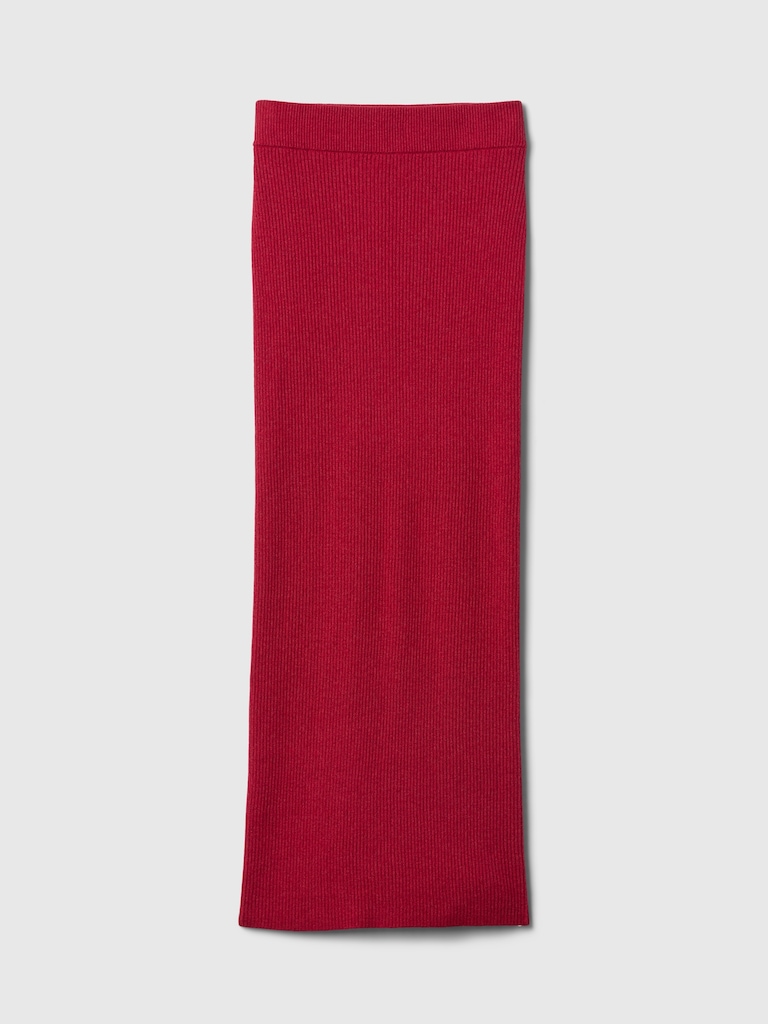 CashSoft Rib Sweater Maxi Skirt