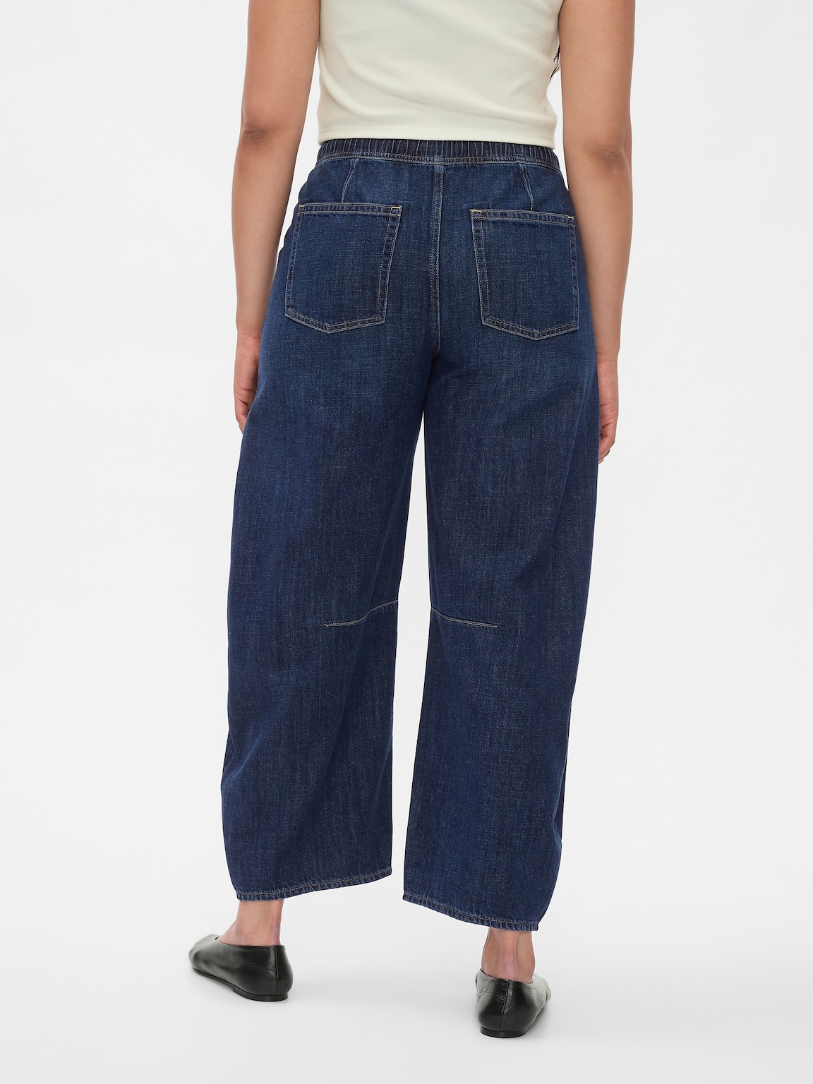 Mid Rise Easy Horseshoe Jeans