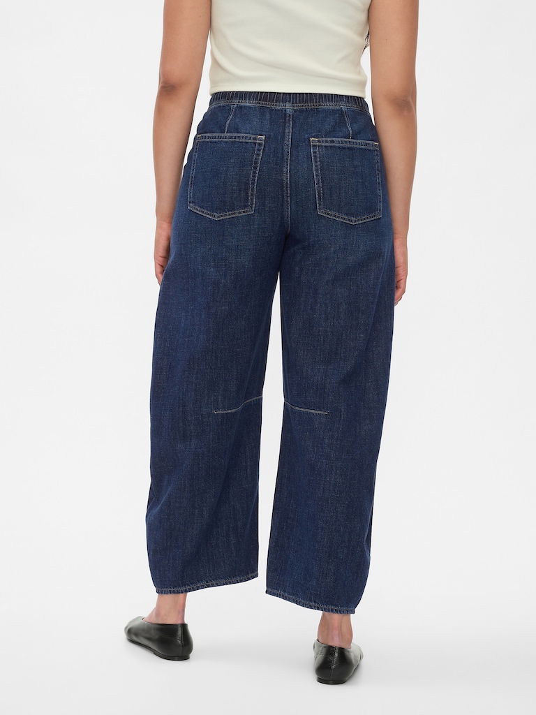 Mid Rise Easy Horseshoe Jeans