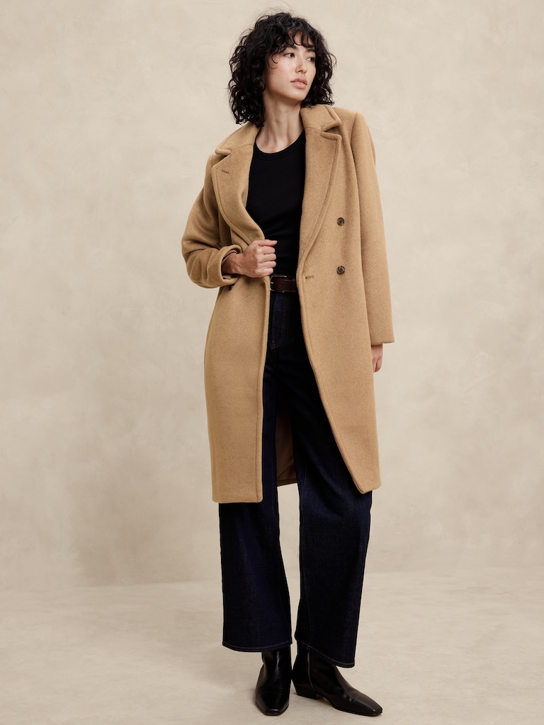 Wool-Blend Timeless Topcoat
