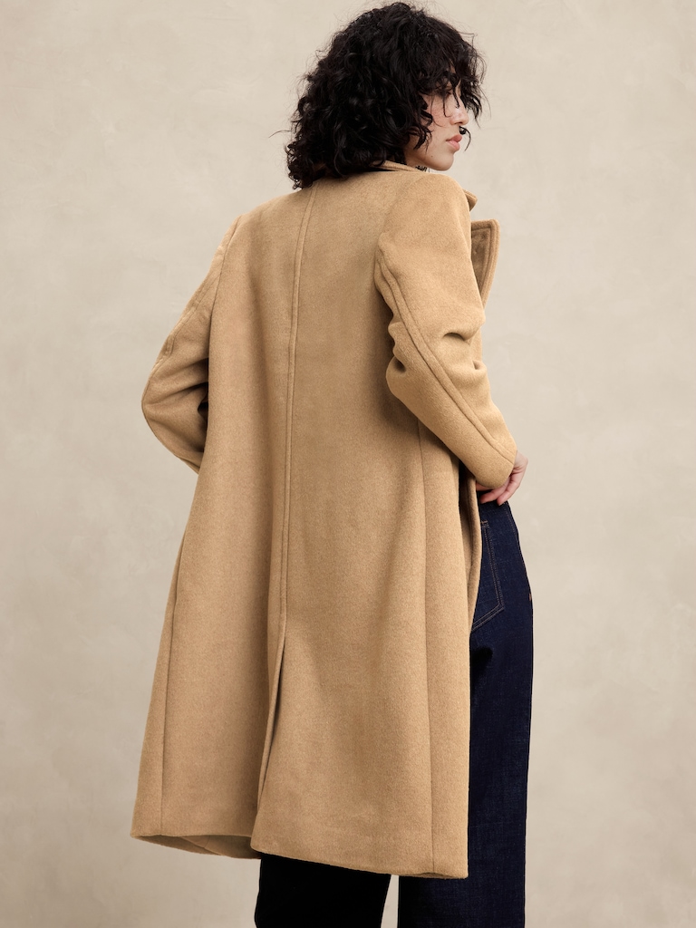 Wool-Blend Timeless Topcoat
