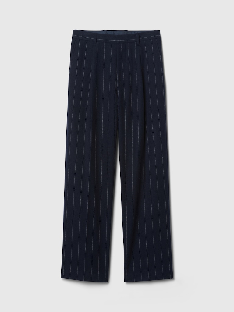 365 Wool-Blend Relaxed Trousers
