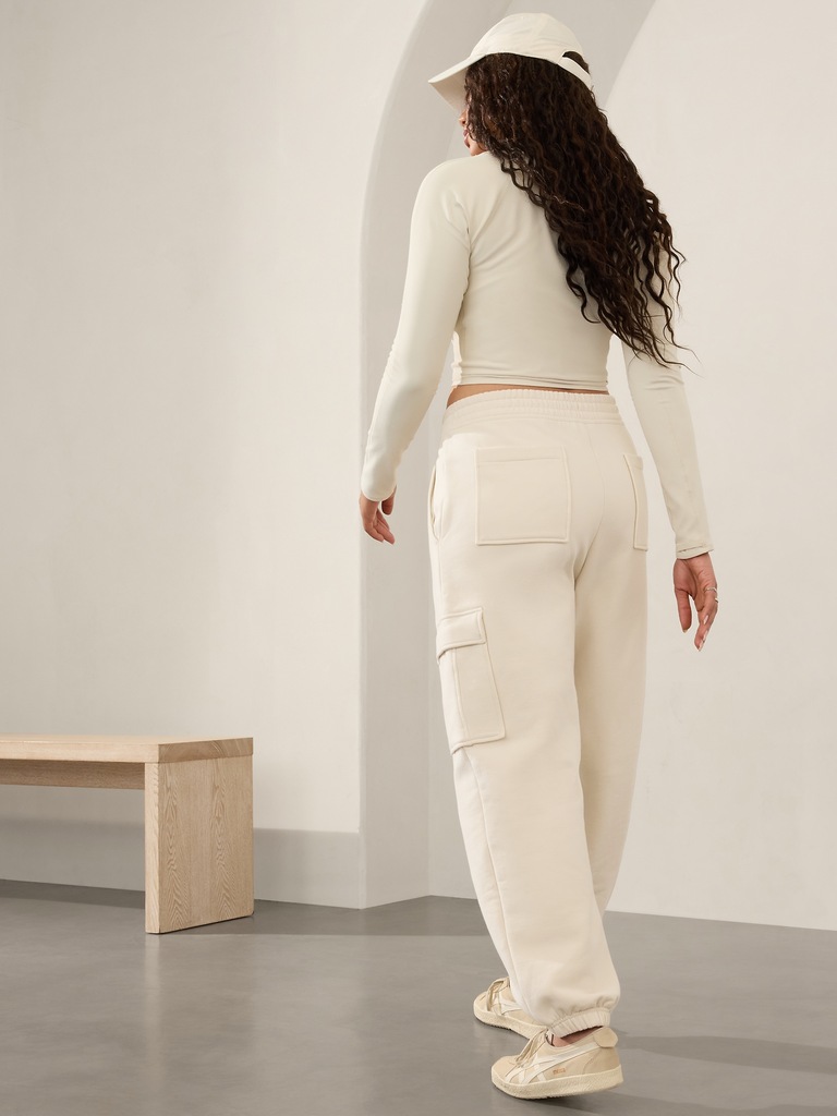 Forever Fleece High Rise Cargo Jogger